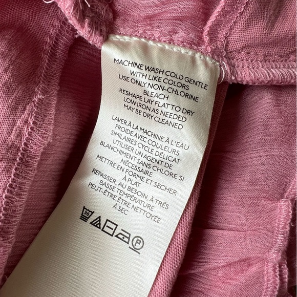 NWT Anthropologie Ruffled Flutter-Sleeve Top Size Large - Picture 6 of 12